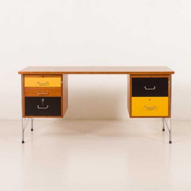 Mid-Century Modern Mid-Century Modern Danish Teak Desk, 1970s For Sale - Image 3 of 18