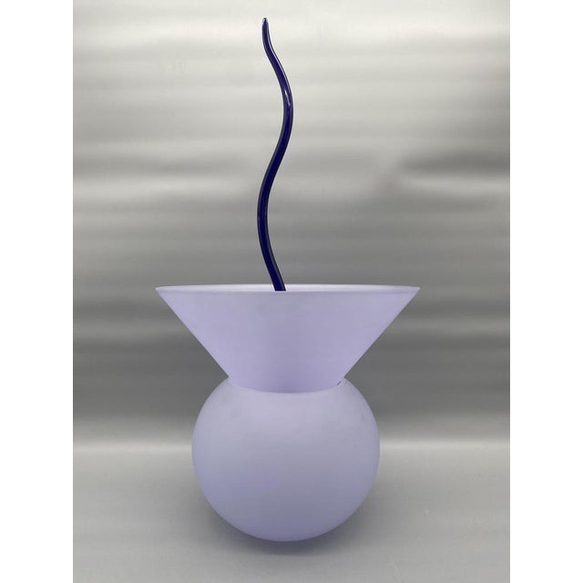 Art, decoration object made of Muranoglas. *by Andrea Anastasio *Model "Morimono" *For Memphis Milano Design Extra *Italy,...