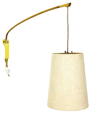 Mid-Century Brass Swivel Sconce