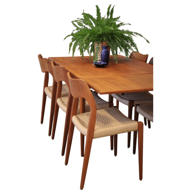 Dining Table in Teak by Niels Otto Møller for J.L. Møllers, 1960s For Sale - Image 9 of 18