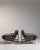 19th Century 19th Century France Mid-century Modern Taupe Brass Armchair For Sale - Image 5 of 11