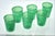 Green Tequila Glasses by Mariana Iskra for Ribes Studio Maestro Ballarin, Set of 6 For Sale - Image 8 of 13