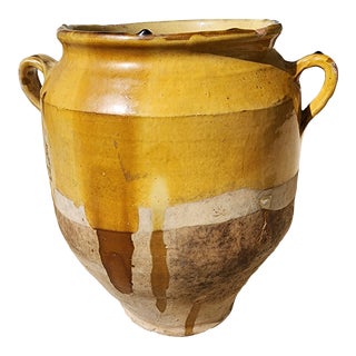 Antique French Confit Pot For Sale