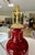 1960s Single Chinese Sang De Boeuf Flambé Oxblood Porcelain Table Lamp For Sale - Image 9 of 17