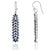 Not Yet Made - Made To Order Art Deco 5.48 Ct Blue Sapphire Geometric Drop Earrings for Women- 2 Pieces For Sale - Image 5 of 9