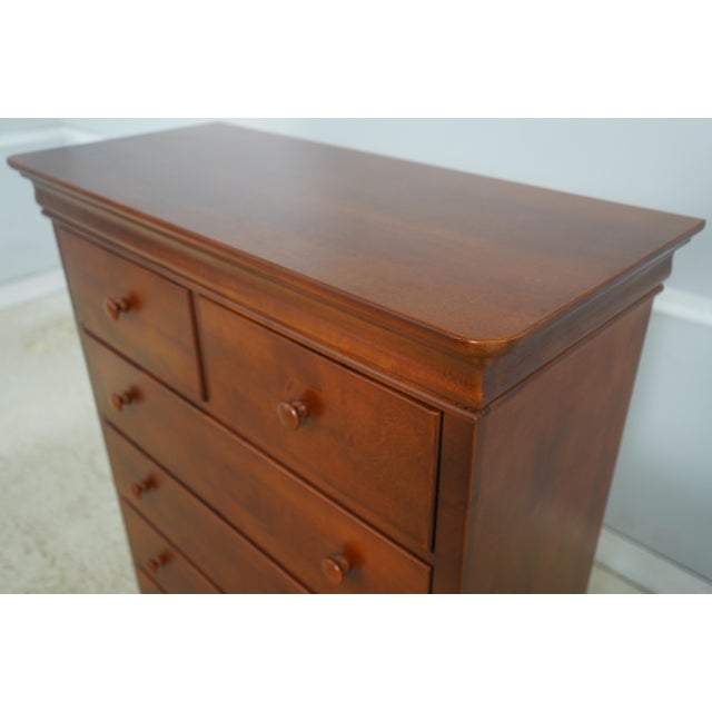 Stanley Young America Cherry 6 Drawer Chest For Sale In Philadelphia - Image 6 of 16