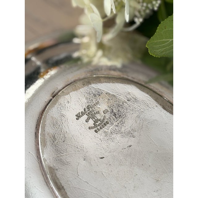 Silver Antique Hotel Pierre Silver Platter 1930 Gorham Oval Serving Dish For Sale - Image 8 of 8
