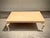 Oversized Vintage Pickled Cherry Inlaid Coffee Table With Cabriole Legs For Sale - Image 10 of 11