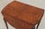 Brown Vintage Walnut Inlaid Pembroke Drop Leaf Table For Sale - Image 8 of 10