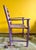 1960s Danish Vintage Ladderback Armchair Featuring a Hand-Woven Rush For Sale - Image 5 of 10