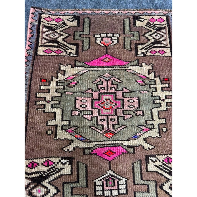 Turkish Yastik Rug 1'9" x 2'4" For Sale - Image 4 of 5