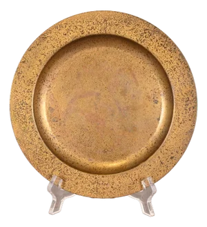 Tiffany Studios New York Bronze Doré Plate