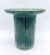 Mid 20th Century Mid Century Modern Ribbed Green-Blue Vase For Sale - Image 5 of 12