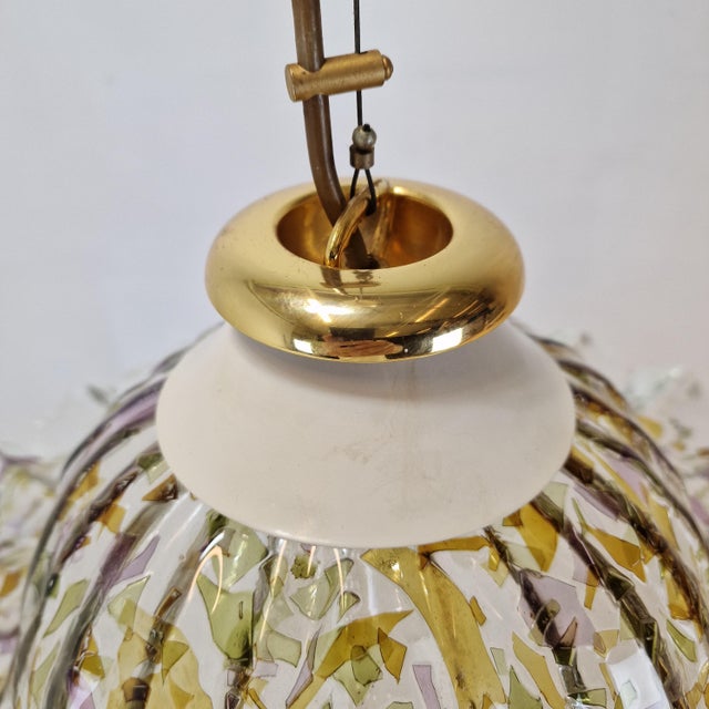 Murano Glass Pendant Lamp by La Murrina, Italy, 1980s For Sale - Image 10 of 15