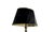 1980s Brass and Black Laquered Floor Lamp on Ball-Shape Legs, 1980s For Sale - Image 5 of 10
