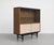 Mid-Century Modern Mid Century Modern Display Cabinet | Walnut & Melamine Bookcase by Berry Furniture, Made in England, C. 1960’s For Sale - Image 3 of 15
