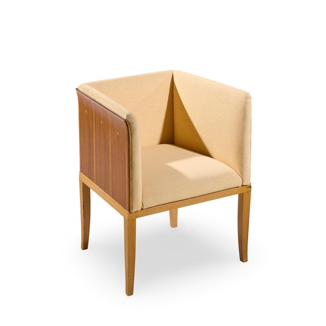Eliel Saarinen for Arkitektura Saarinen House Mid Century Maple Arm Lounge Chair For Sale - Image 9 of 10
