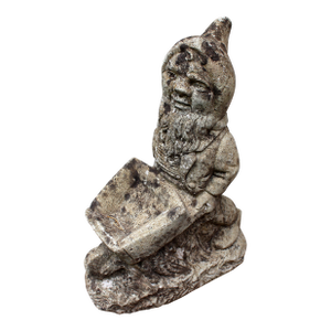 Mid-20th Century English Cast Stone Garden Gnome Planter