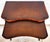 Theodore Alexander Theodore Alexander Leather Wrapped Serpentine Chest Hidden Pull Out Desk For Sale - Image 4 of 11