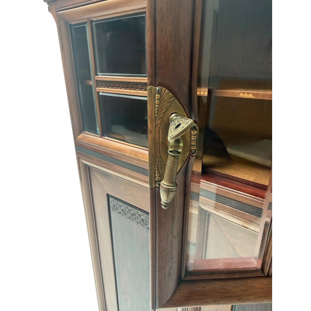 Arts and Crafts Cupboard by Kees Oosschot for J.B. Hillen Amsterdam, 1900s For Sale - Image 12 of 14