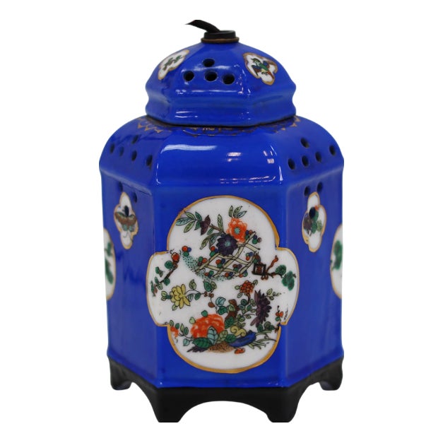 Vintage German Art Deco Chineserie Table Lamp, 1920s For Sale