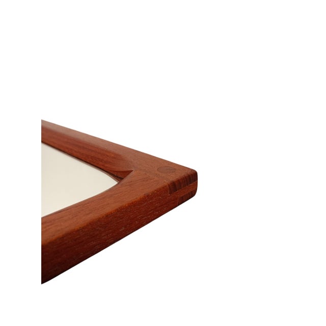 1960s Mid-Century Danish Teak Model 162 Hallway Mirror by Aksel Kjeersgard, 1960s For Sale - Image 5 of 12
