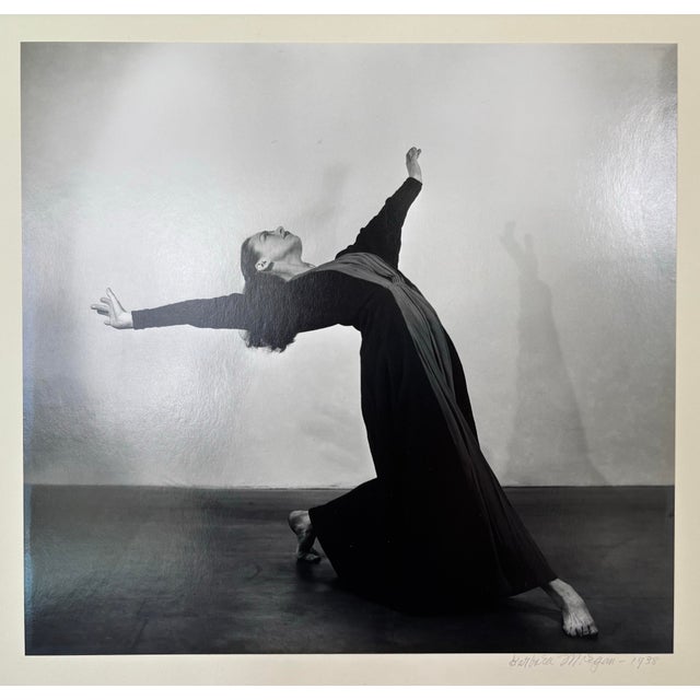 Barbara Morgan Signed Original Silver Gelatin Photograph “Louise Kloepper Statement of Dissent 1938” is signed and dated...