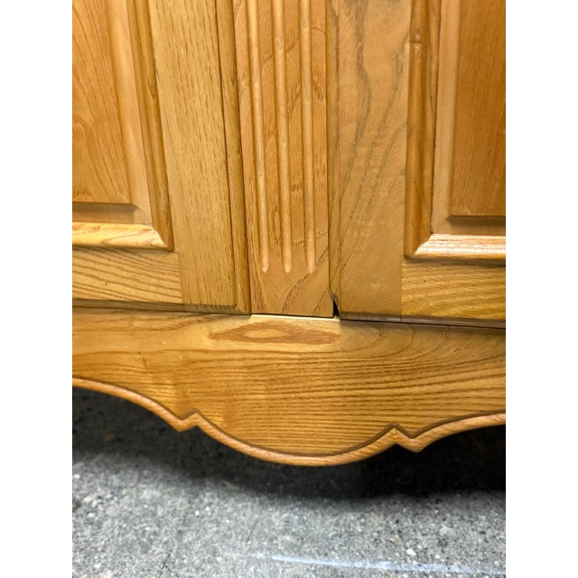 Henredon “Four Centuries” Carved Oak Armoire For Sale - Image 12 of 12