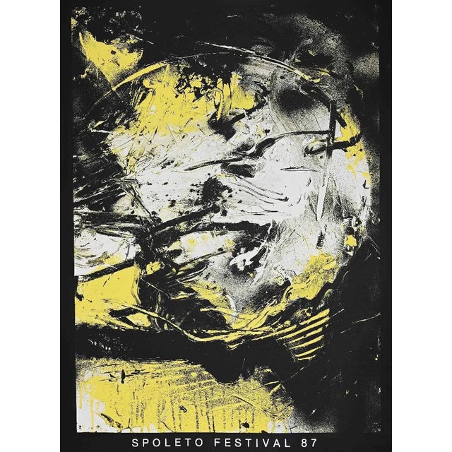 Festival di Spoleto 1987 is and original lithograph on paper, realized by Emilio Vedova. The incredible action of the...