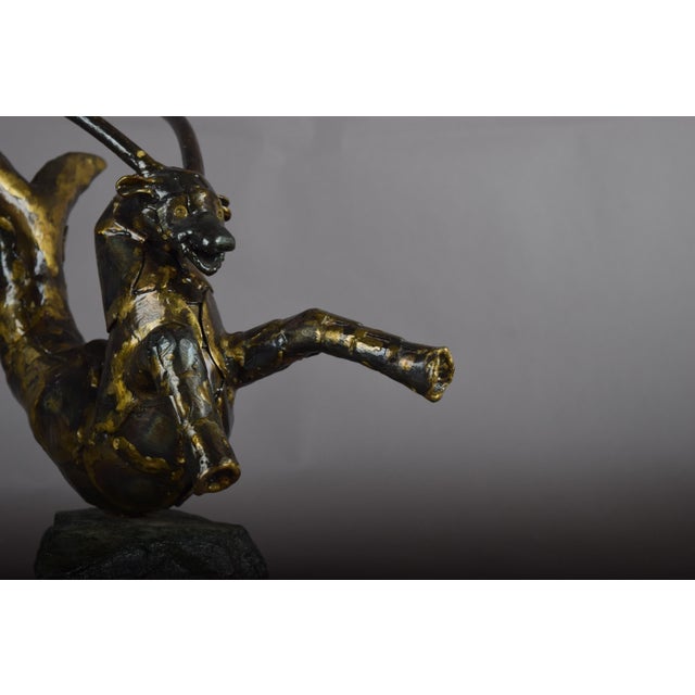 Faust, Capricorn, 1994, Bronze & Stone For Sale - Image 15 of 17