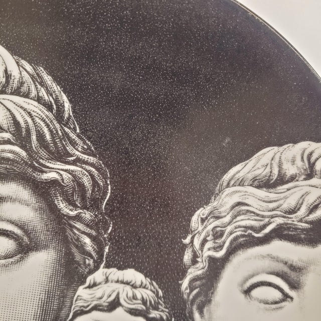 20th Century Porcelain Tema e Variazioni 223 and 205 Plates from Piero Fornasetti, Italy, 1950s, Set of 2 For Sale - Image 18 of 18