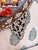 Wood Oval Mother of Pearl Inlaid Ornate Mirror For Sale - Image 7 of 8