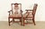 Henredon Georgian Carved Mahogany Armchairs, Pair For Sale - Image 11 of 16