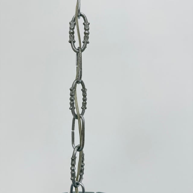 Mid-Century Glass Pendant Lamp by Veca, 1970s, Italy For Sale - Image 9 of 18