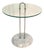 Side Table Glass with Marble by Vico Magistretti, 1970s For Sale
