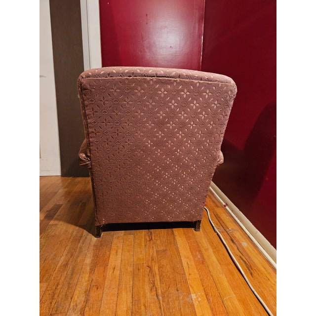 Vintage Upholstered Armchair For Sale - Image 4 of 4