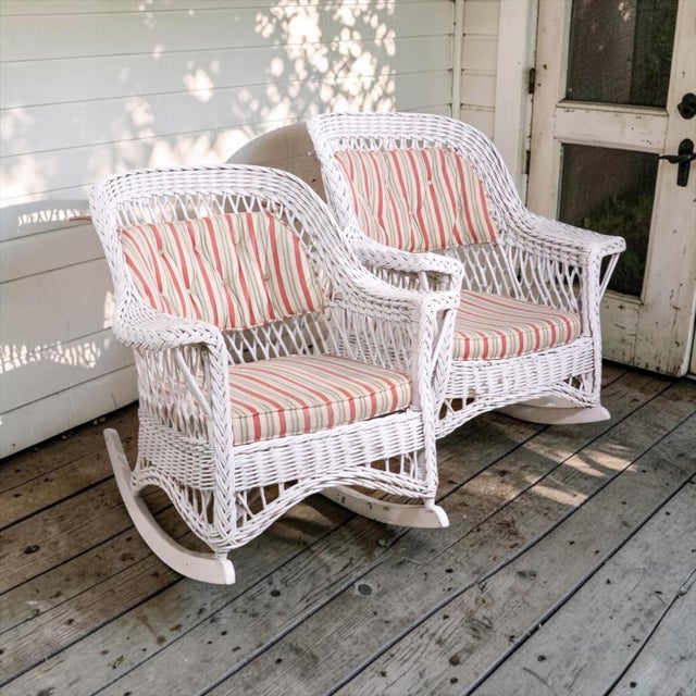 Two Vintage Bar Harbor Rocking Chairs For Sale - Image 18 of 18