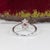 Pink Aaa Padparadscha Sapphire Ring With Natural Diamonds: Solid 14k Gold, Oval 6x4mm, Size 6.75 For Sale - Image 8 of 9