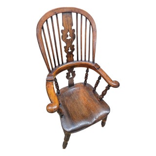 Antique Windsor Chair in Ash and Elm, 1800s For Sale