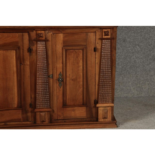 Antique Baroque Cupboard in Walnut, 1680 For Sale - Image 15 of 18