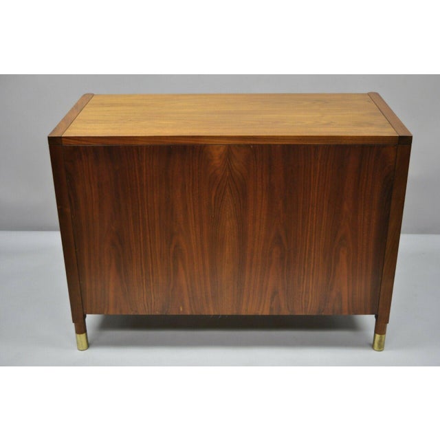 Mid-Century Modern Heritage Henredon Walnut 3-Drawer ...