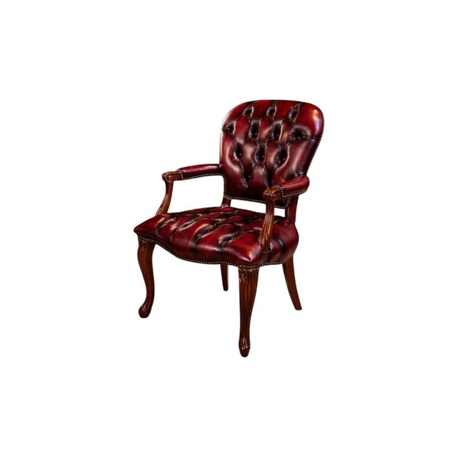 Luxury Tufted Leather Executive Chair – Handcrafted, Timeless Elegance Make a powerful statement in your office or study...