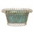Mid 20th Century Rustic French Midcentury Oval Metal Cachepot with Scrolling Effects For Sale - Image 5 of 12