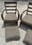 Black Pair of Distressed Hardwood Lounge Chairs in the Style of Dakota Jackson For Sale - Image 8 of 10