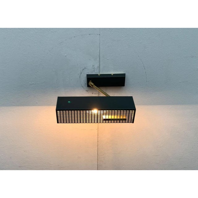 Mid-Century German Minimalist Perforated Wall Lamp, 1960s For Sale - Image 17 of 18