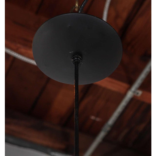 Lightolier 1950s Mid-Century Painted Pendant by Lightolier For Sale - Image 4 of 10