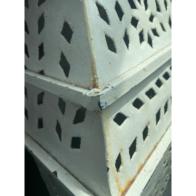 Late 19th Century Vintage Late 19th Century Tole Lamp For Sale - Image 5 of 7