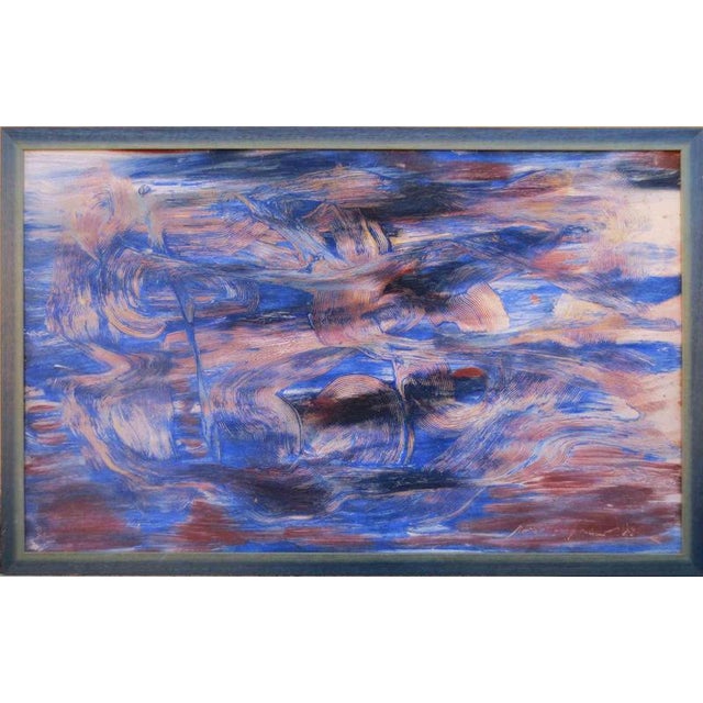 Early 21st Century Massimo Greco, Sea Painting, 2010s, Mixed Media on Canvas For Sale - Image 5 of 5