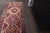 Brown 1970s Vintage Handmade Wool Cotton Red Runner Rug For Sale - Image 8 of 11