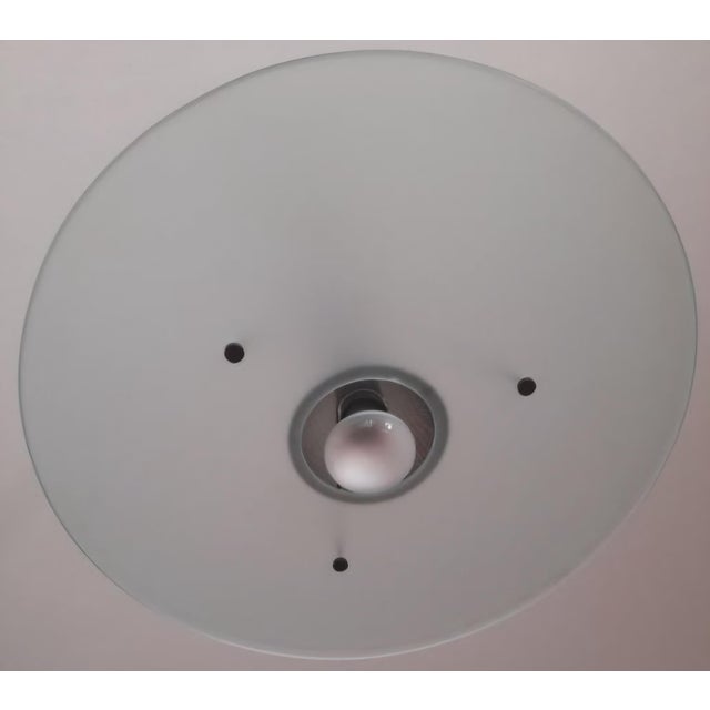 Mid 20th Century Glass Modern Pendant Lamp For Sale - Image 4 of 6